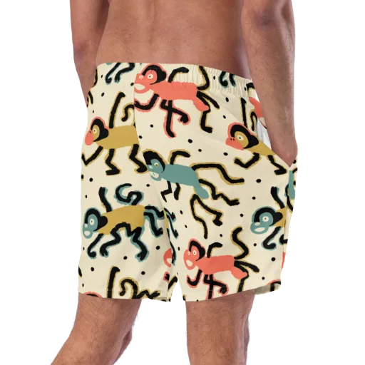 Monkey Moonwalk on a Swim Trunks