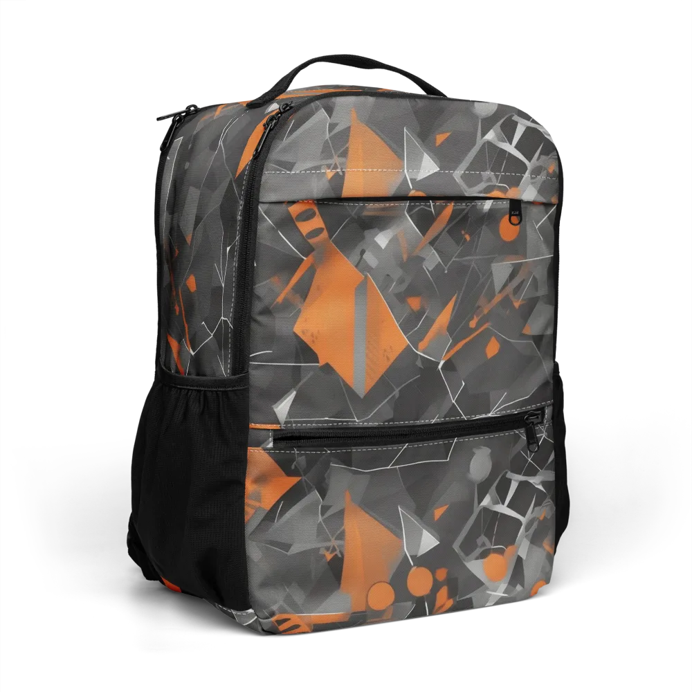 Ember Fracture on Utility Backpack — Right Front