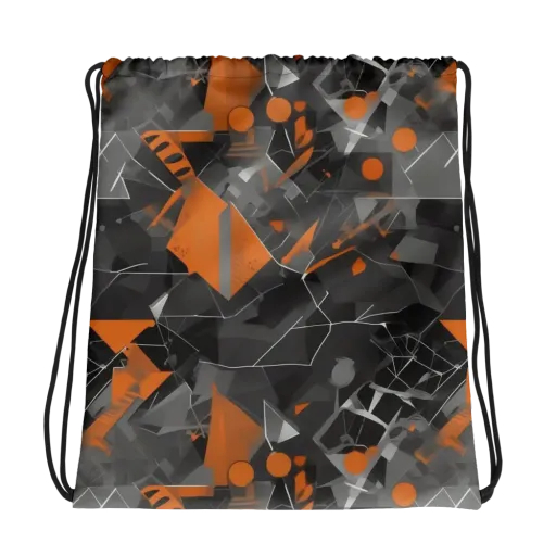 Ember Fracture on a Drawstring Bag