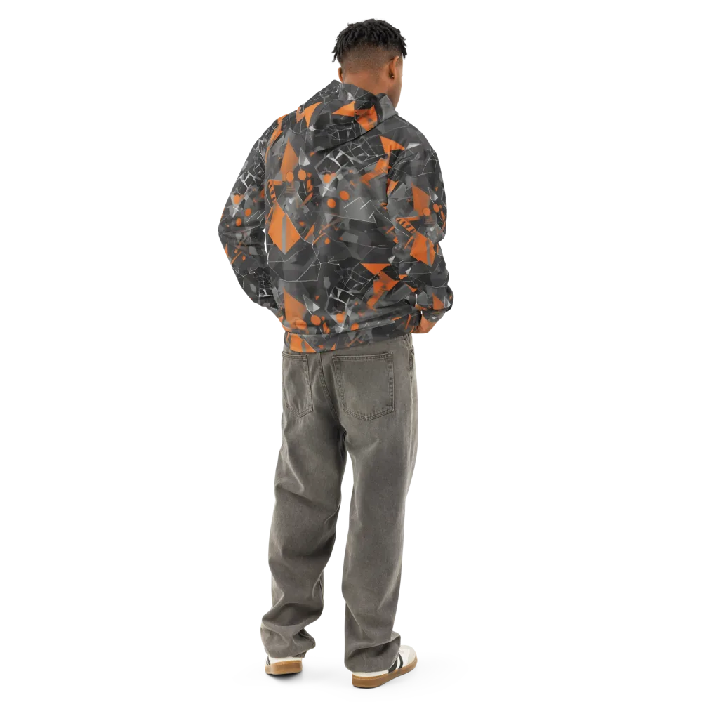 Ember Fracture on Cotton Hoodie — Back