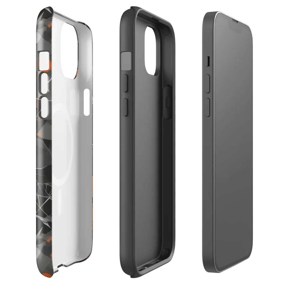 Ember Fracture on MagSafe Tough Case for iPhone® — Front