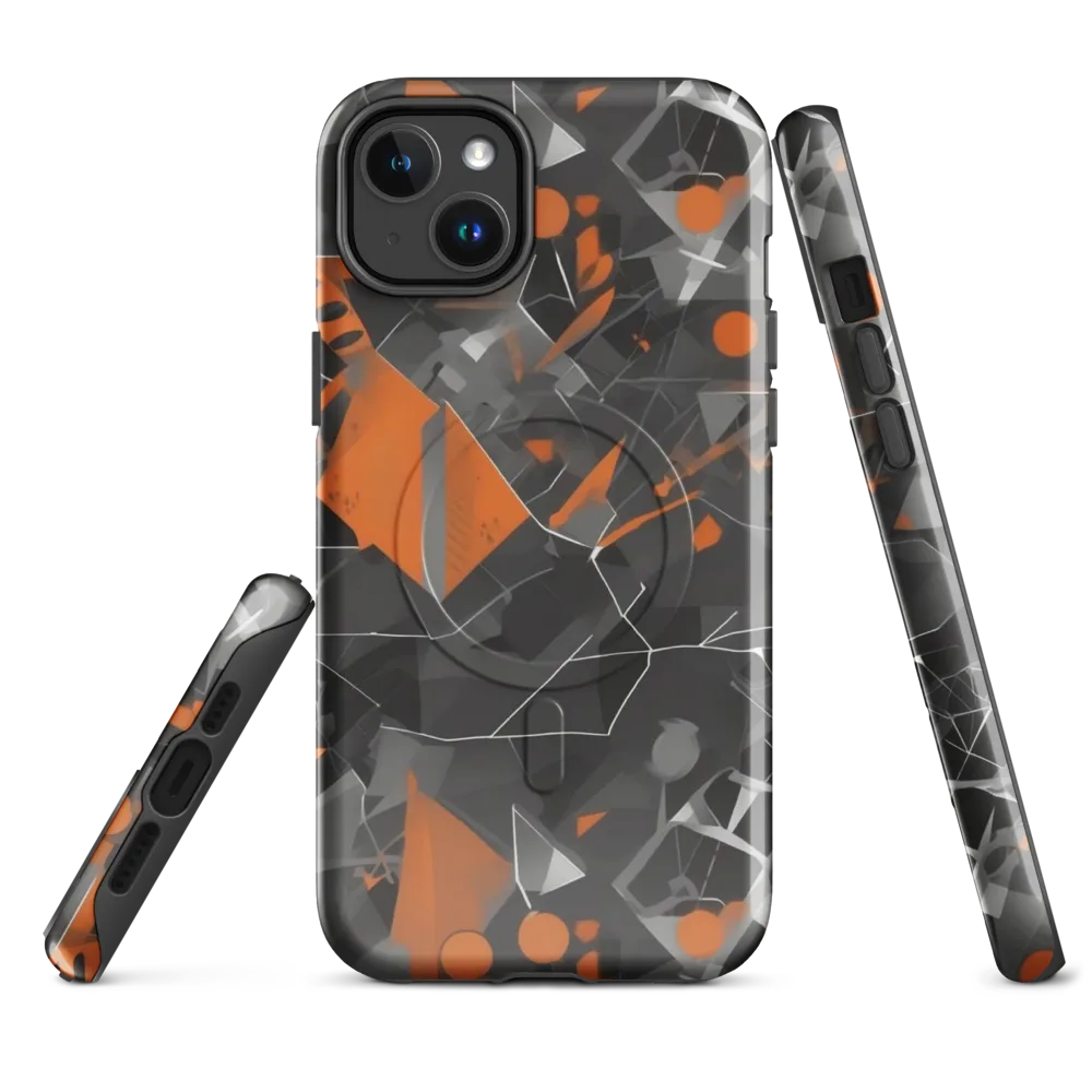 Ember Fracture on MagSafe Tough Case for iPhone® — Front
