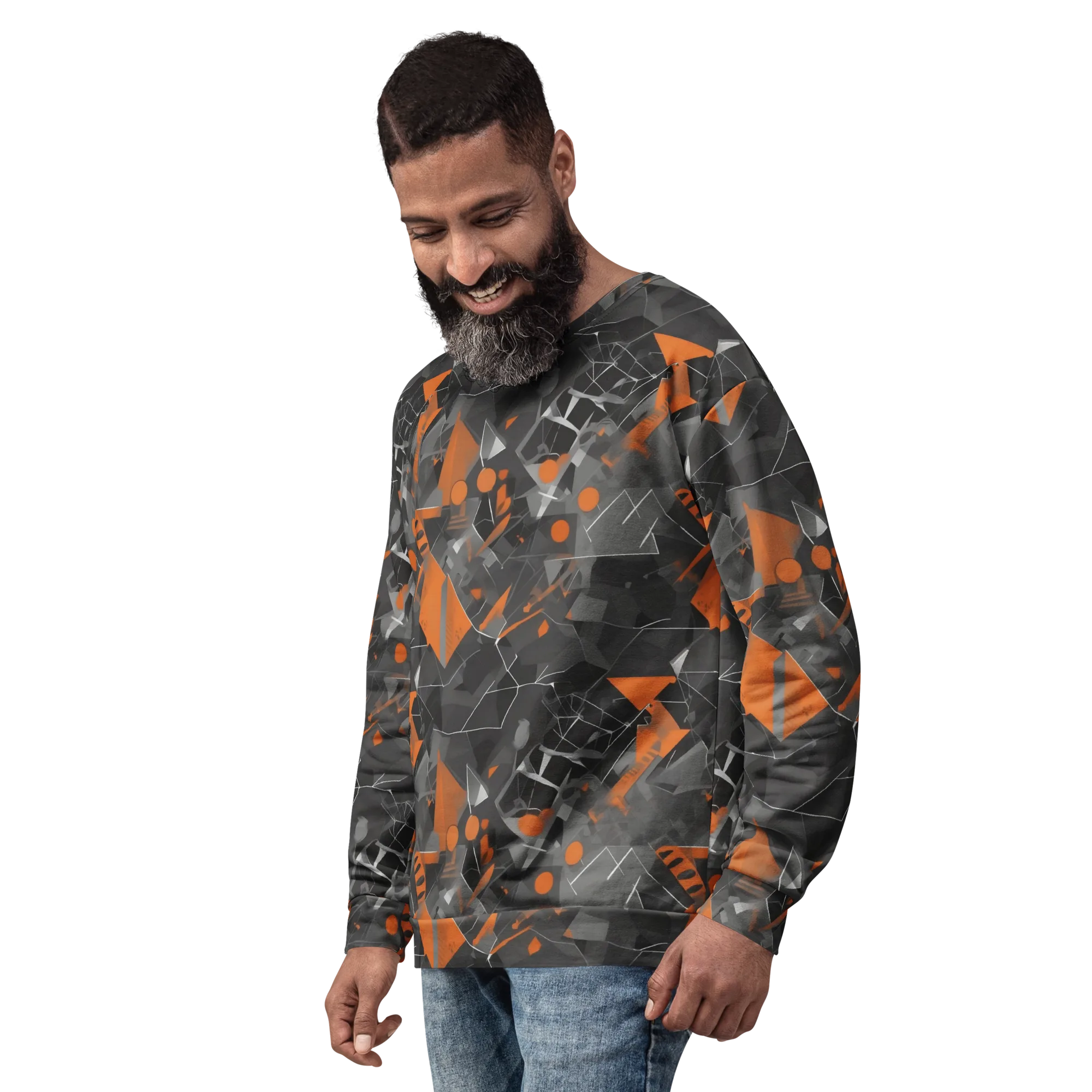 Ember Fracture on Sweatshirt — Left Front
