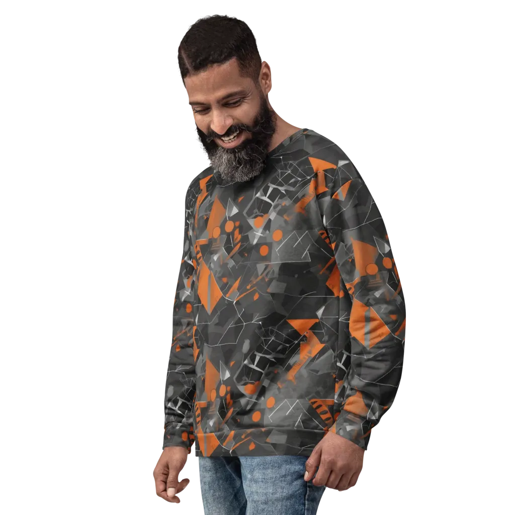 Ember Fracture on Sweatshirt — Left Front