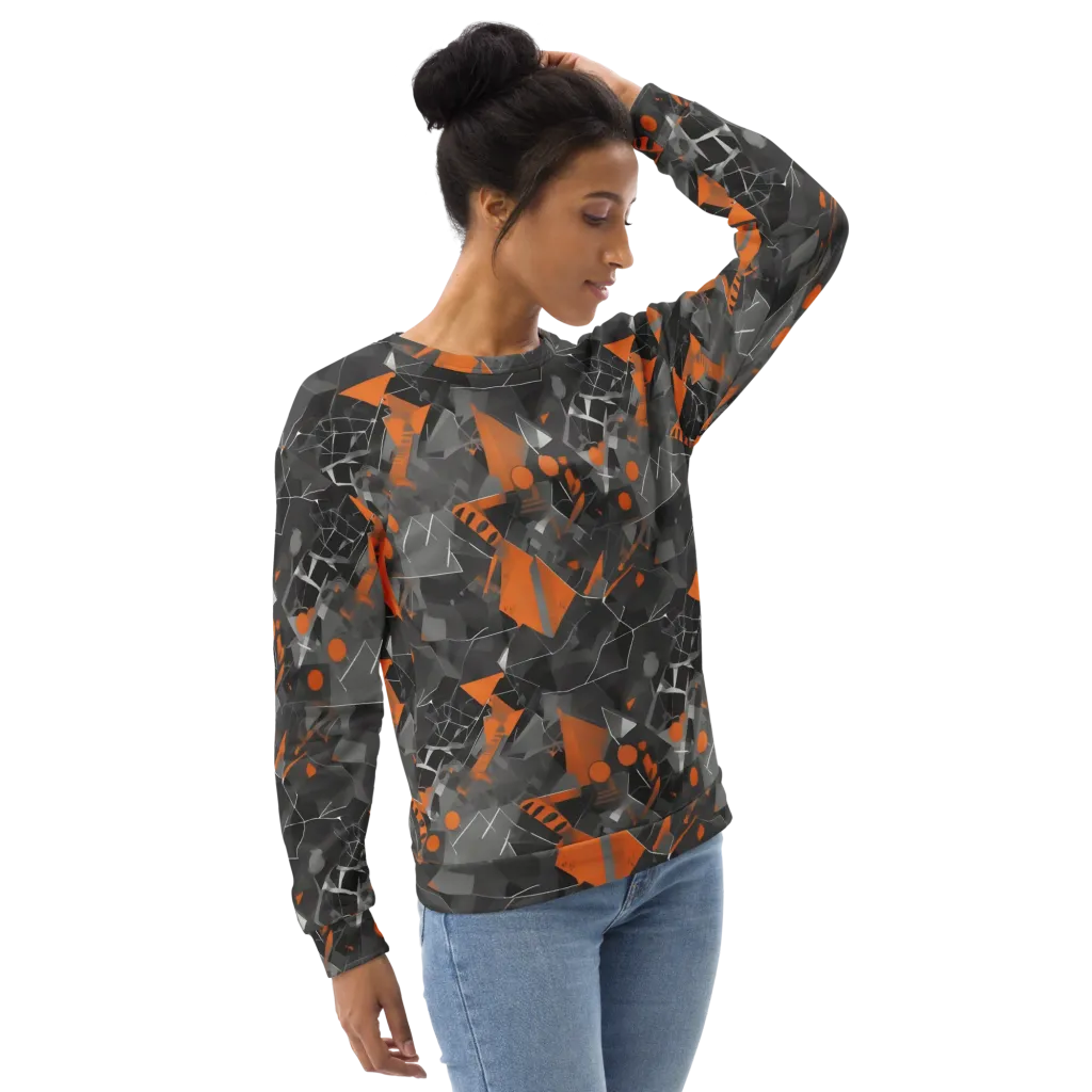 Ember Fracture on Sweatshirt — Right Front