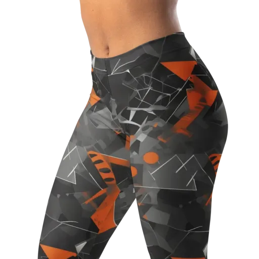Ember Fracture on a Leggings