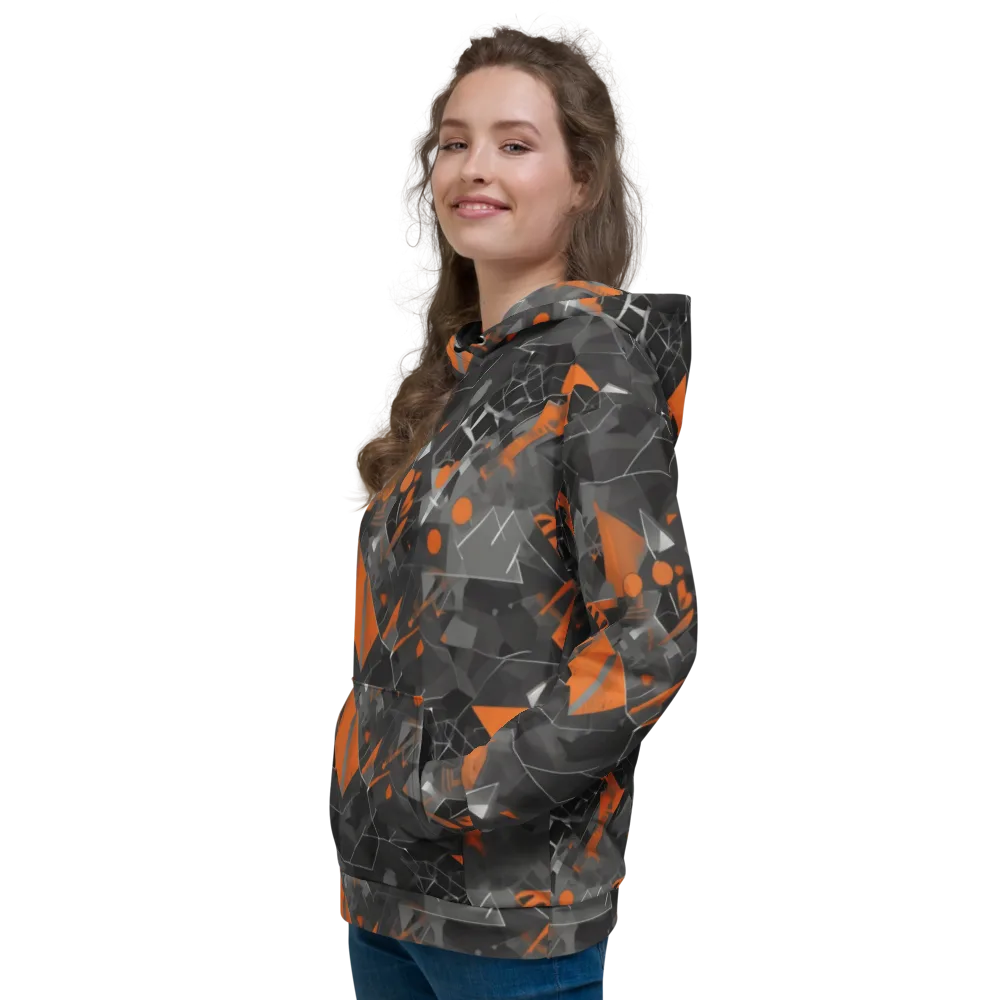 Ember Fracture on Hoodie — Left