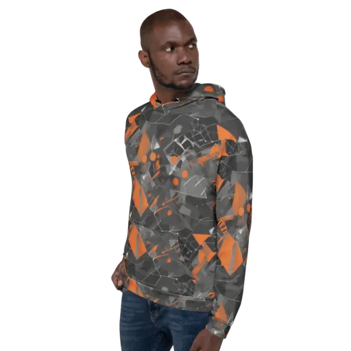 Ember Fracture on a Hoodie