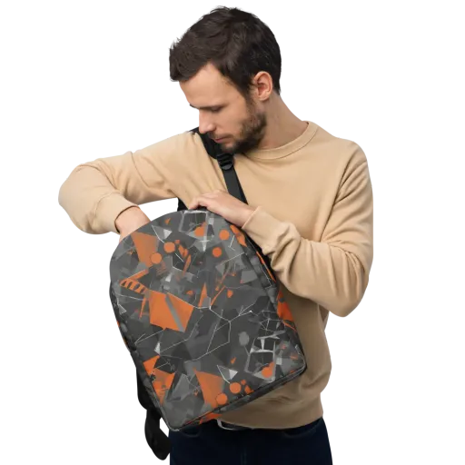 Ember Fracture on a Minimalist Backpack
