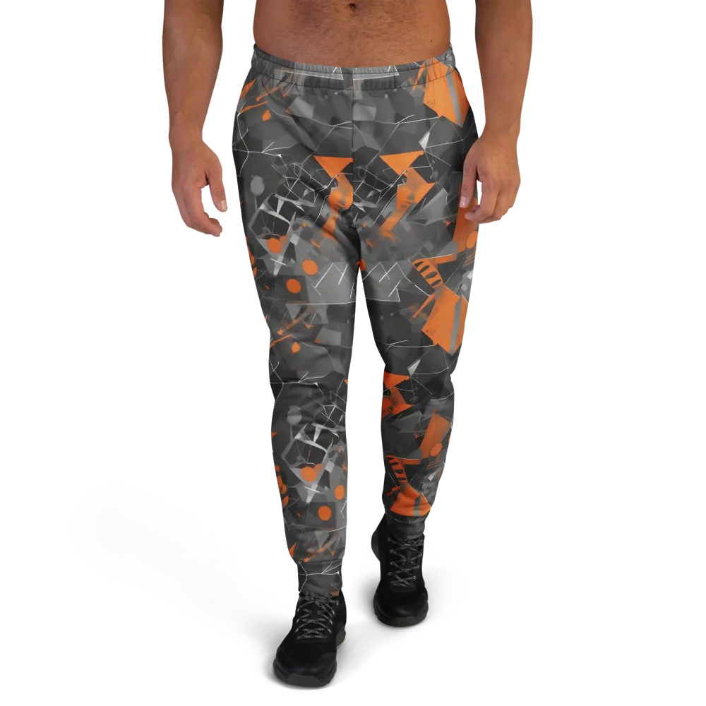 Ember Fracture on Men's Joggers — Front