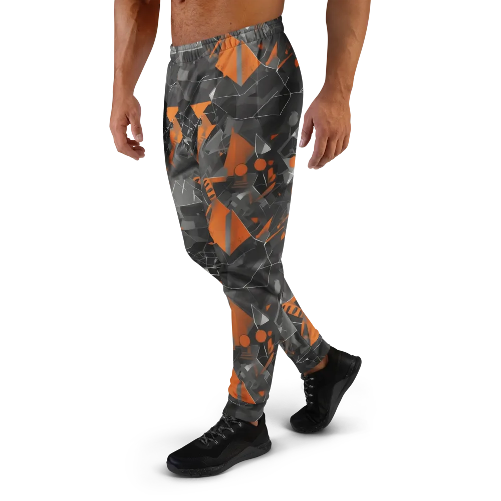 Ember Fracture on Men's Joggers — Left