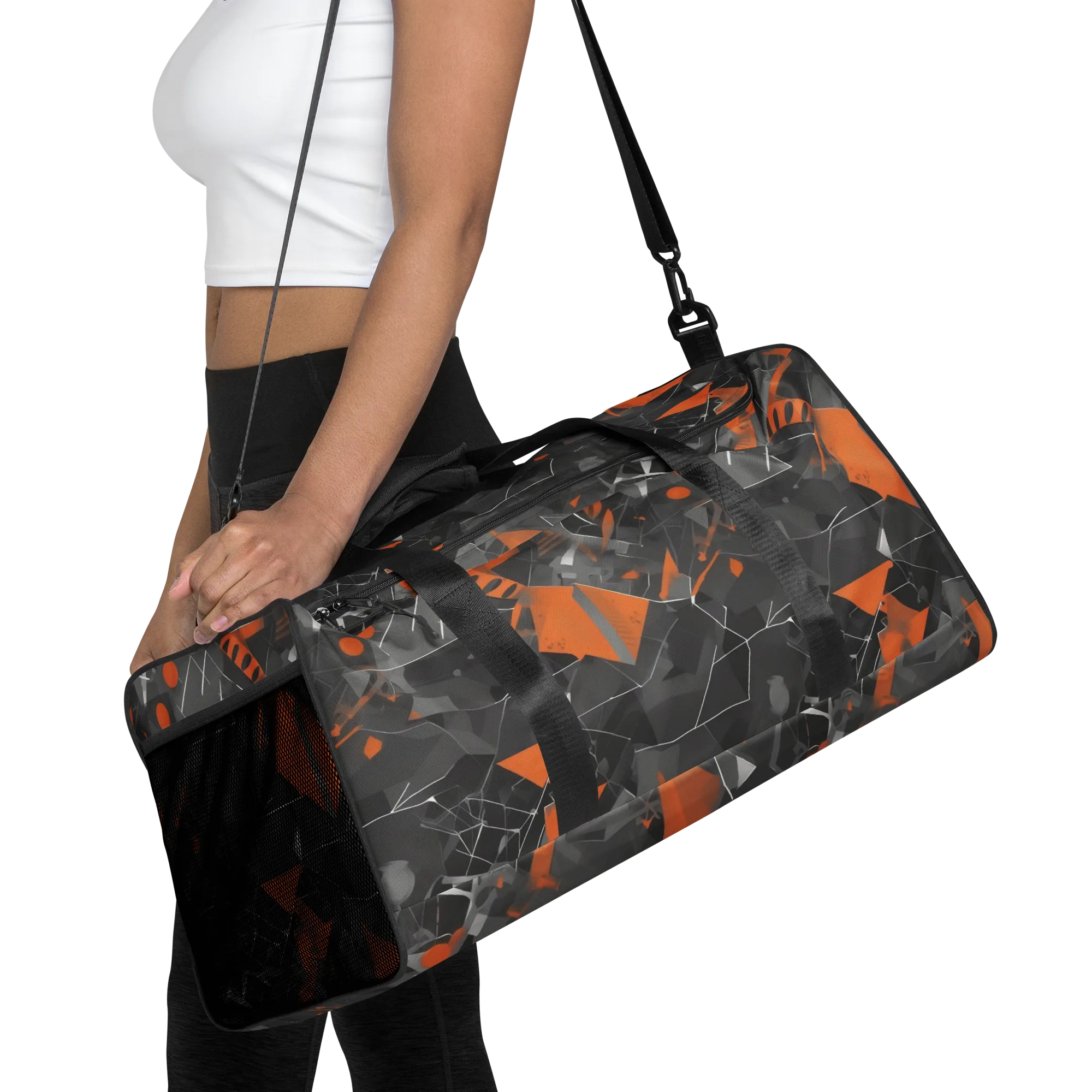 Ember Fracture on Duffle Bag — Front