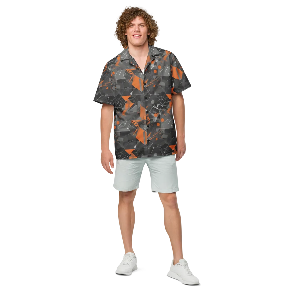 Ember Fracture on Button Shirt — Front