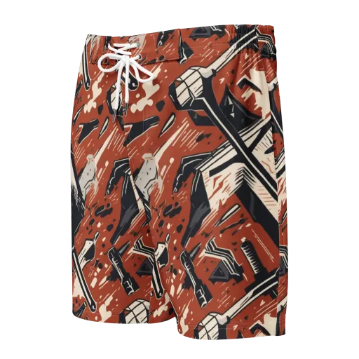 Workshop Static on a Men's Board Shorts