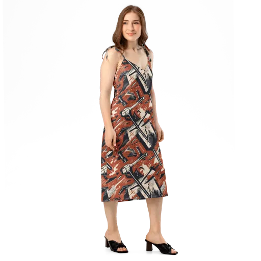 Workshop Static on a Slip Dress