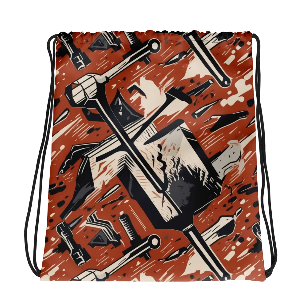 Workshop Static on Drawstring Bag — Photo