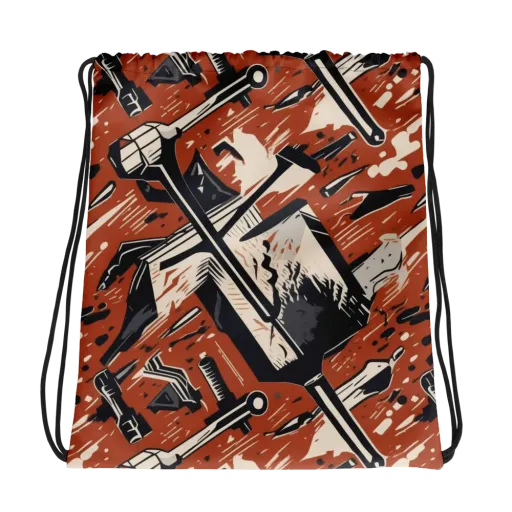 Workshop Static on a Drawstring Bag