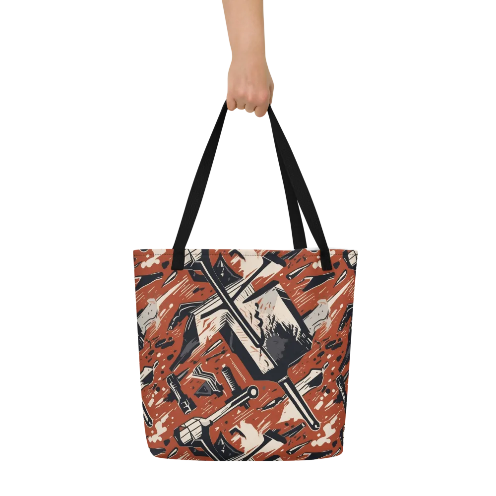 Workshop Static on Large Tote Bag W/ Pocket — Front