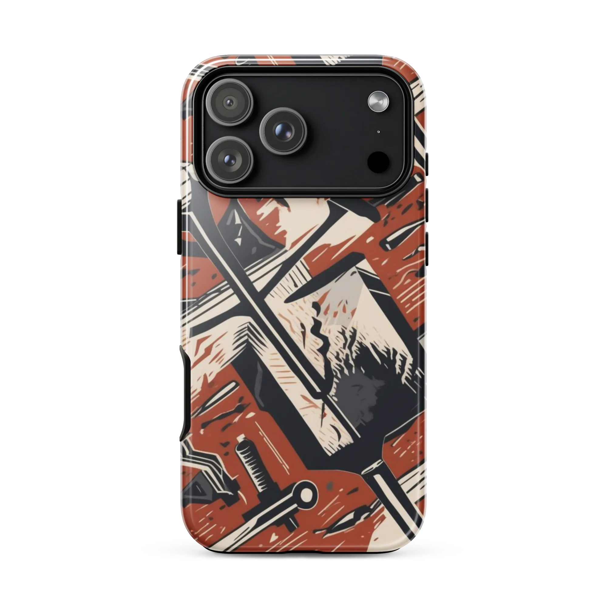 Workshop Static on Tough Case for iPhone® — Front