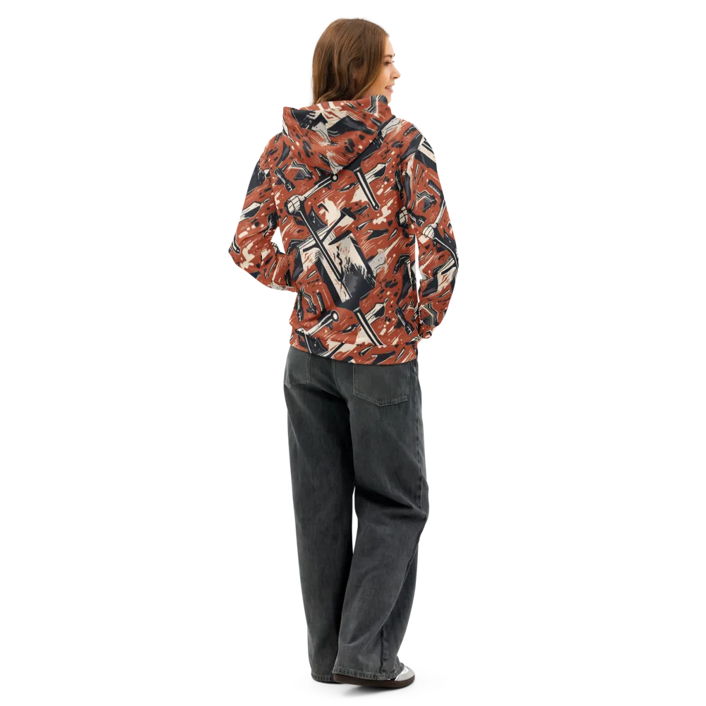 Workshop Static on Cotton Hoodie — Back