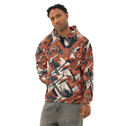 Workshop Static on a Cotton Hoodie