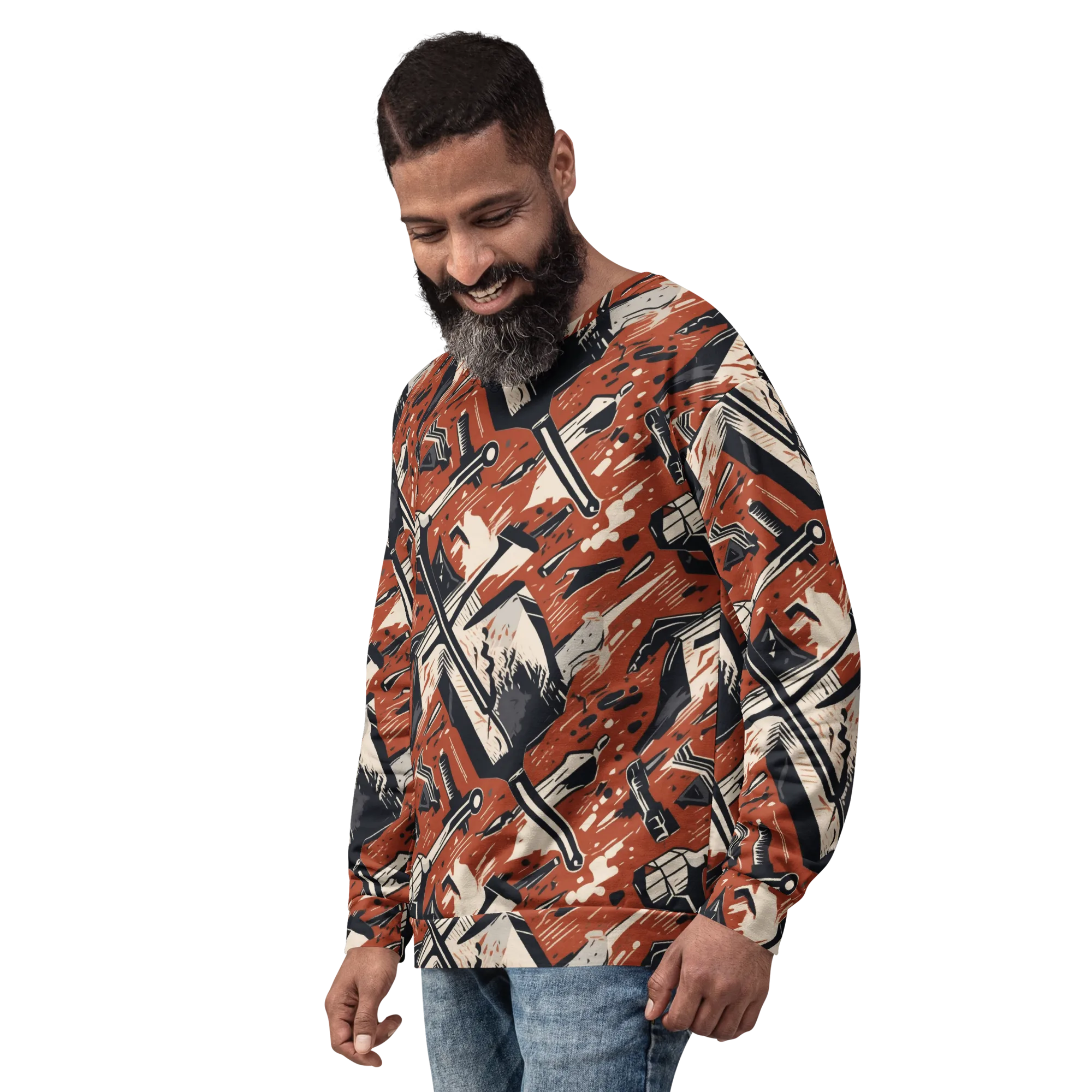Workshop Static on Sweatshirt — Left Front