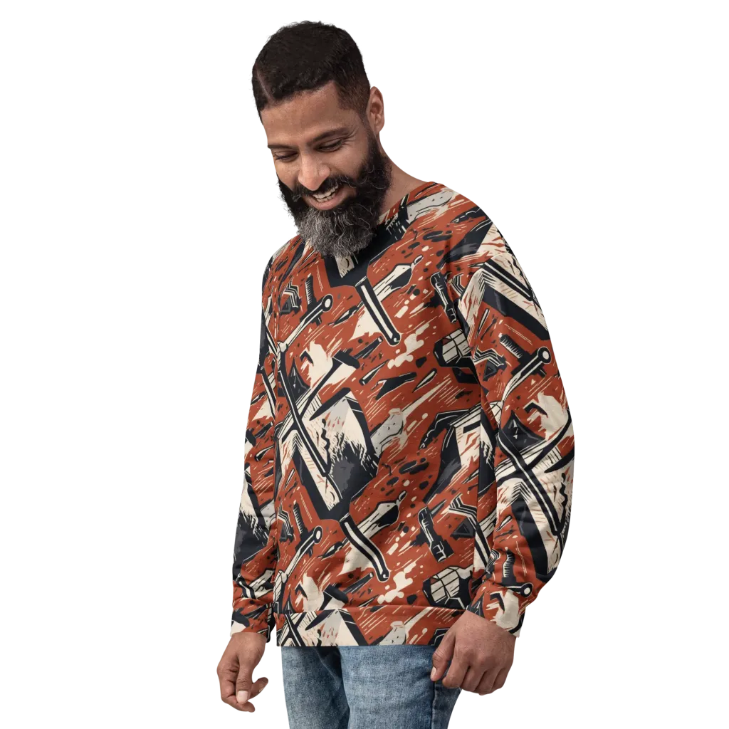 Workshop Static on Sweatshirt — Left Front