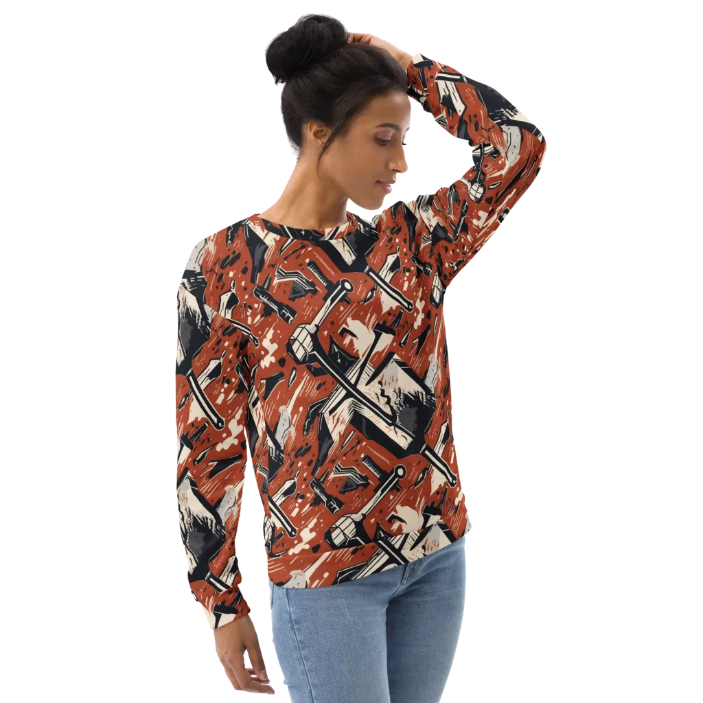 Workshop Static on Sweatshirt — Right Front