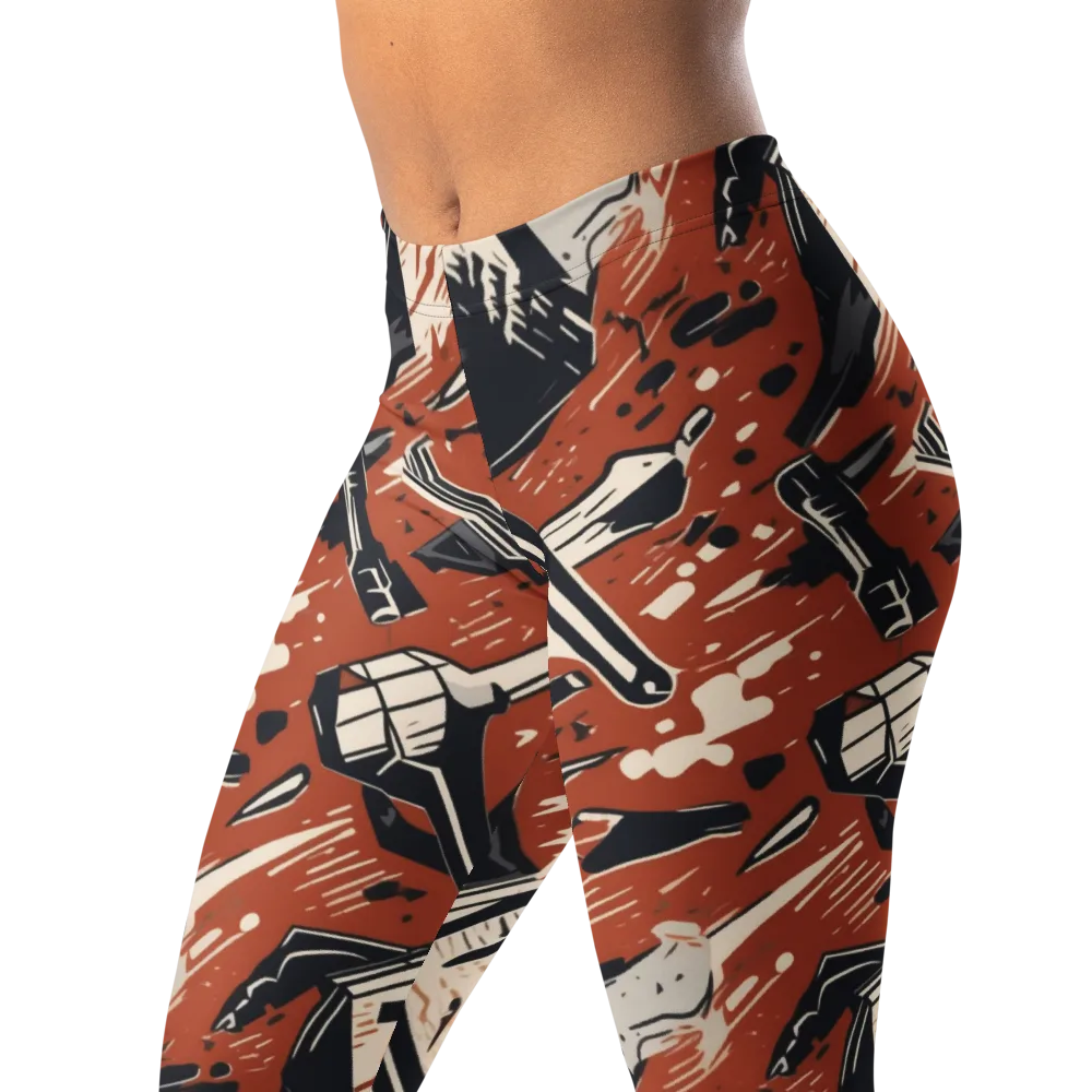 Workshop Static on Leggings — Left Front
