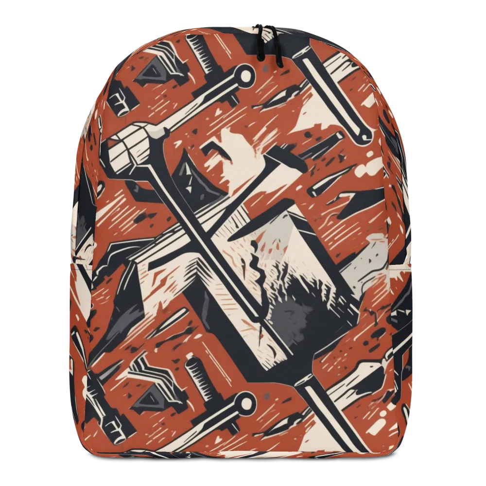 Workshop Static on Minimalist Backpack — Front