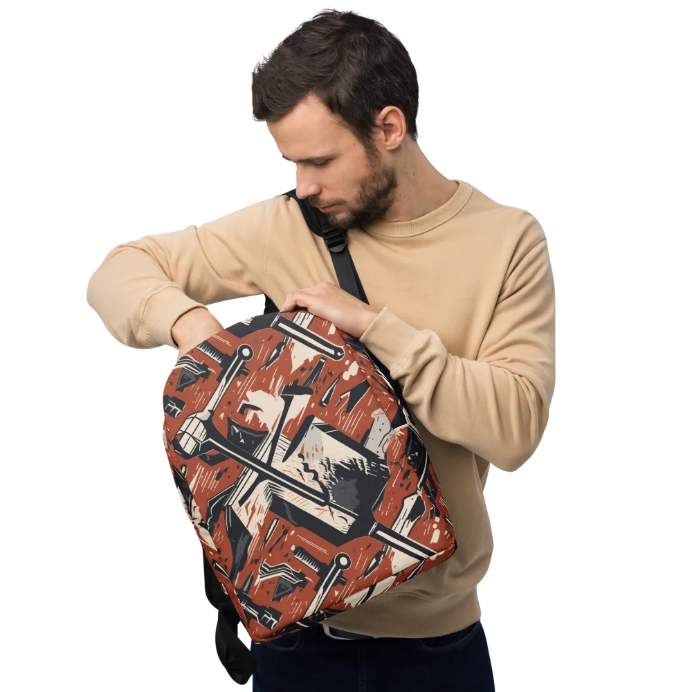 Workshop Static on Minimalist Backpack — Front