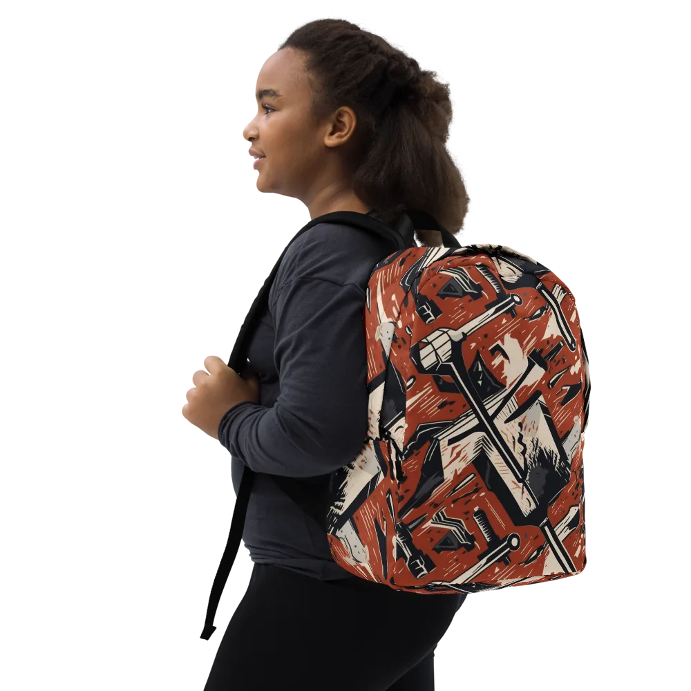 Workshop Static on Minimalist Backpack — Right Front