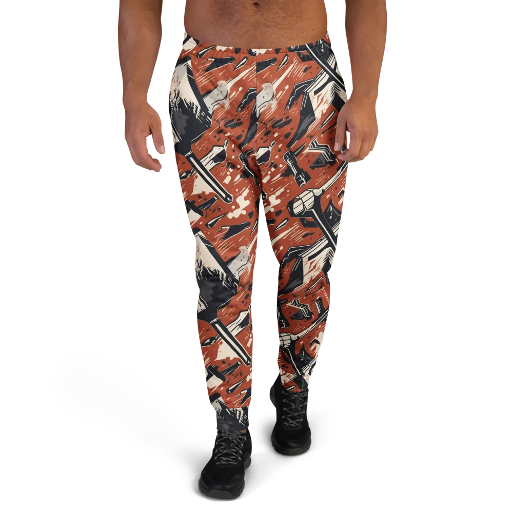 Workshop Static on Men's Joggers — Front