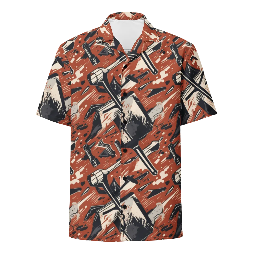 Workshop Static on Button Shirt — Front