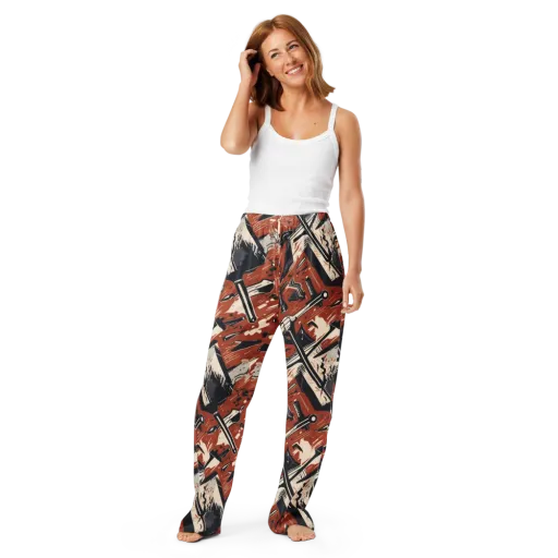 Workshop Static on a Women's Pajama Pants