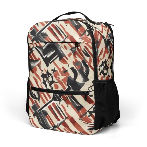 Burnt Signal on a Utility Backpack