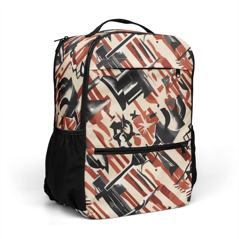 Burnt Signal on Utility Backpack — Right Front