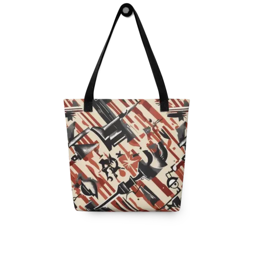 Burnt Signal on a Tote Bag