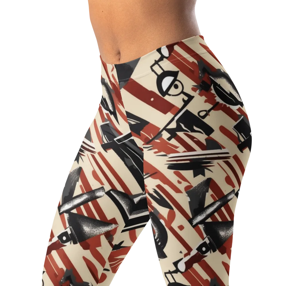 Burnt Signal on Leggings — Left Front