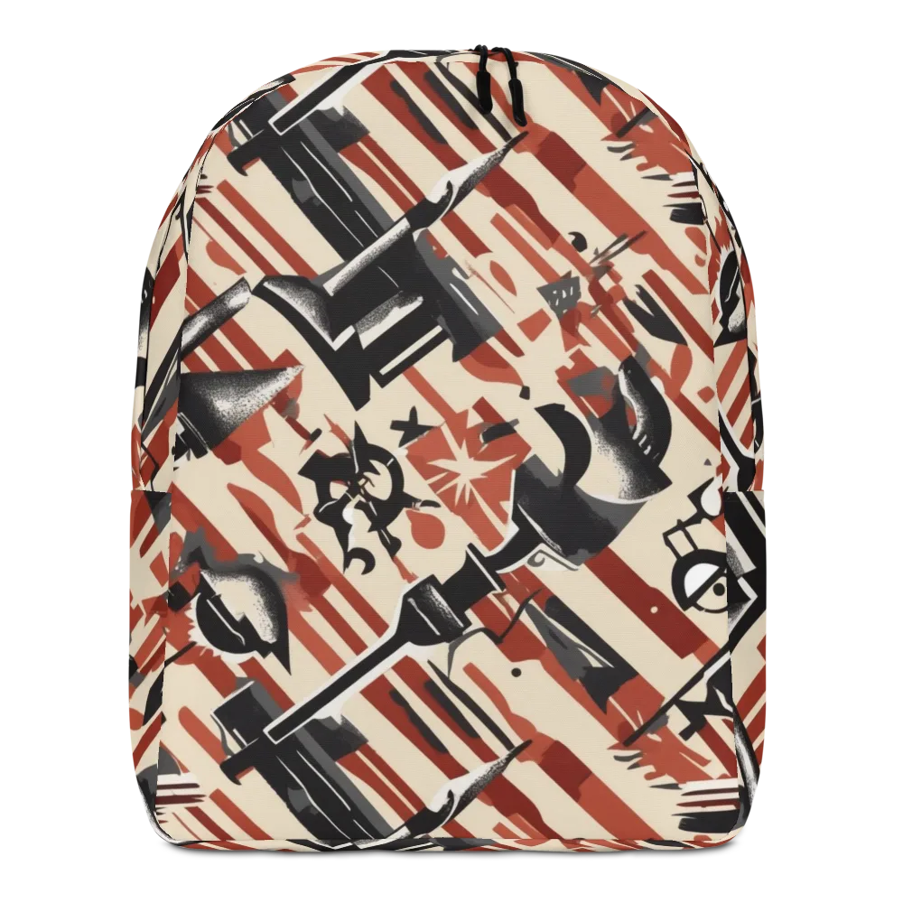 Burnt Signal on Minimalist Backpack — Front