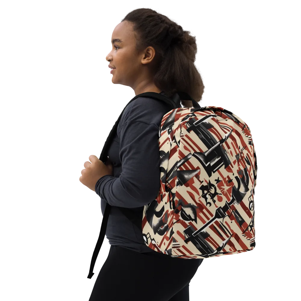 Burnt Signal on Minimalist Backpack — Right Front