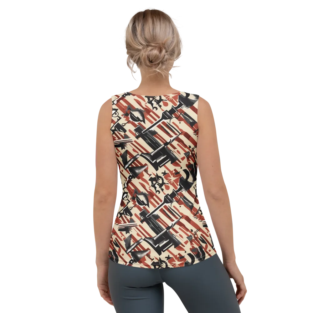 Burnt Signal on Women's Tank Top — Back