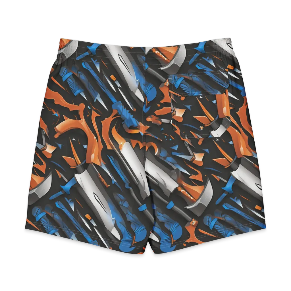 Forge Current on Men's Board Shorts — Back