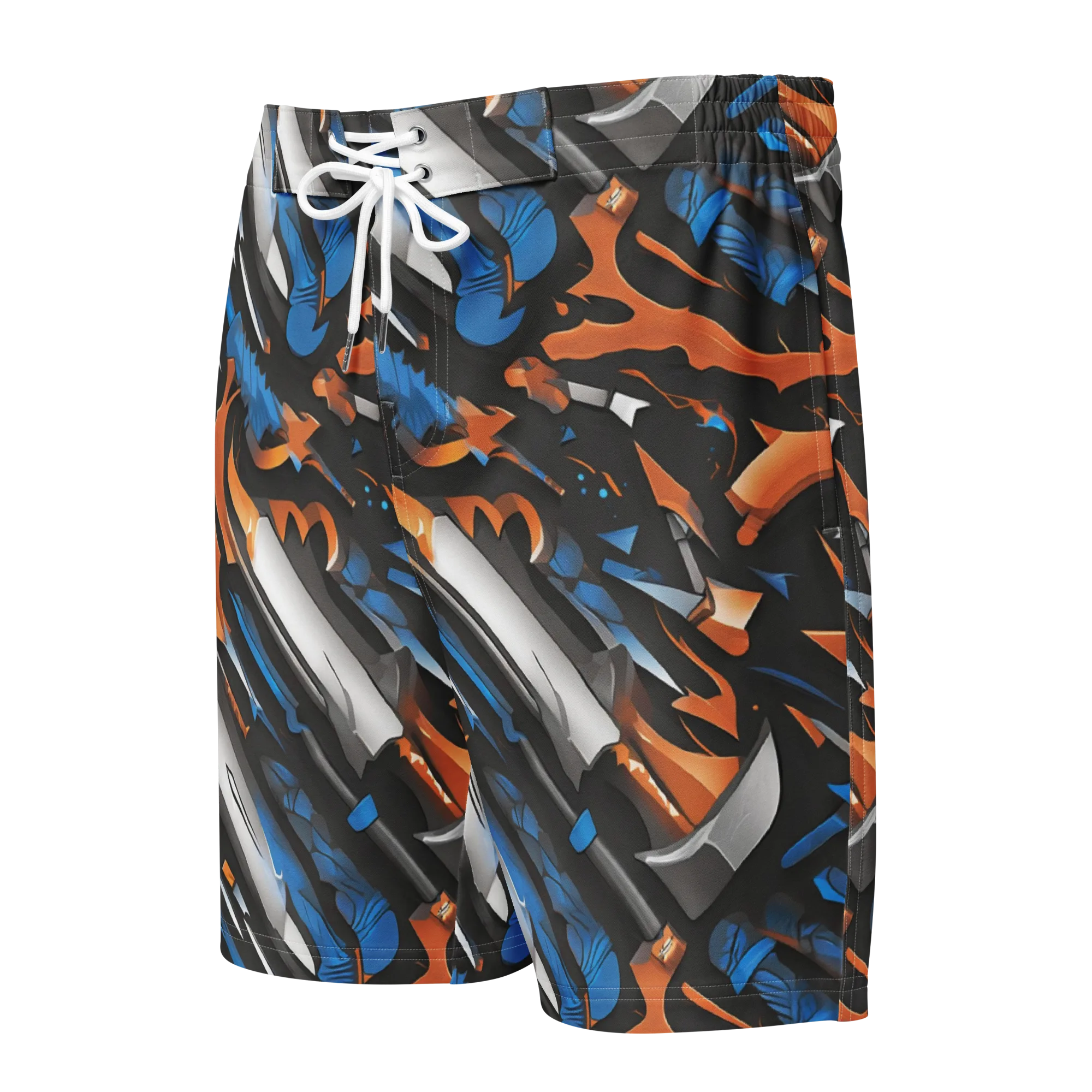 Forge Current on Men's Board Shorts — Front