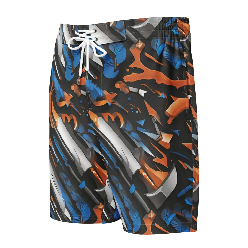 Forge Current on Men's Board Shorts — Front