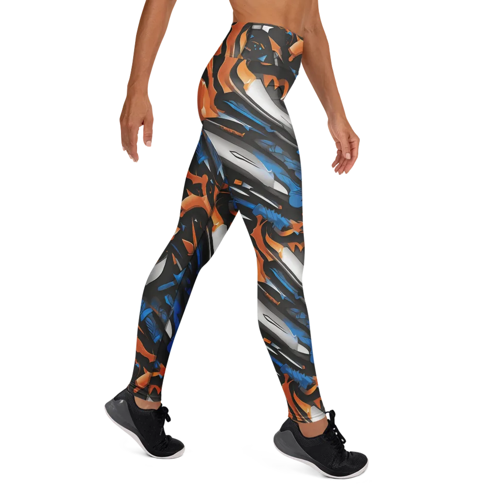 Forge Current on Yoga Leggings — Right
