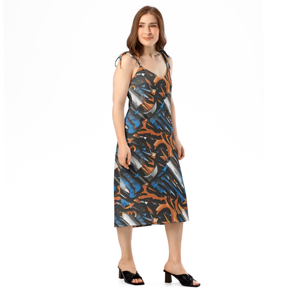 Forge Current on Slip Dress — Right Front