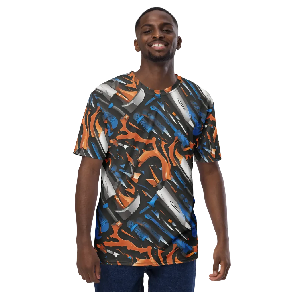 Forge Current on Men's Crew Neck T-Shirt — Front