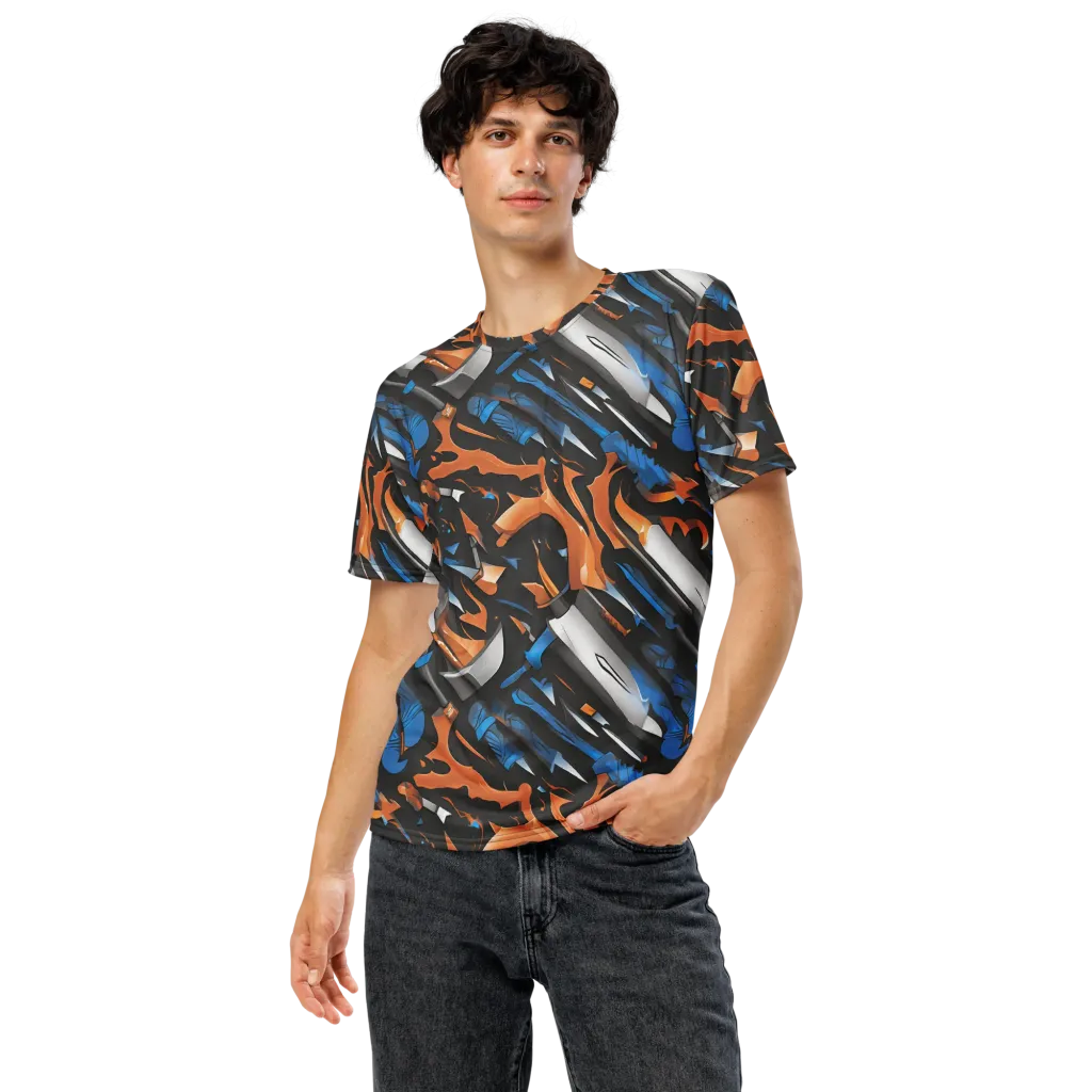 Forge Current on Men's Crew Neck T-Shirt — Front