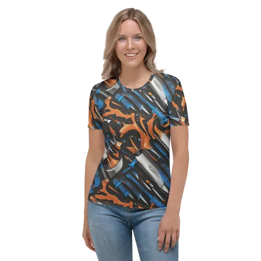 Forge Current on a Women's Crew Neck T-Shirt
